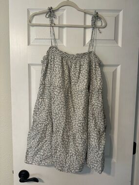 Abercrombie & Fitch White Floral Mini Dress